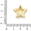 Star Brass Slide Charms LS-KK-P349-18A-G-3