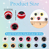 240Pcs 12 Colors Evil Eye Resin Beads RESI-PA0001-09-2