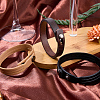 3Pcs 3 Colors Leather Cord Snap Bracelets BJEW-CL0001-06-4