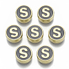 Alloy Enamel Beads ENAM-S122-028S-NR-1