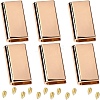 6 Sets Zinc Alloy Bag Corner Protectors FIND-GF0001-95-1