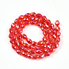 Transparent Electroplate Glass Beads Strands LS-EGLA-N013-T6mm-B29-2