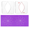 Acrylic Earring Handwork Template TOOL-WH0153-010-5