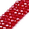 Electroplate Glass Beads Strands LS-EGLA-A044-P4mm-A15-1