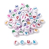 Opaque Acrylic Enamel Beads OACR-P037-01A-M-1