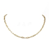 304 Stainless Steel Paperclip Chains Necklaces for Women NJEW-JN04744-1