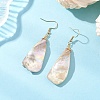 304 Stainless Steel Nuggets Dangle Earrings EJEW-JE06687-2