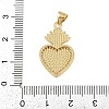 Brass Micro Pave Cubic Zirconia Pendants KK-P323-11U-G02-3