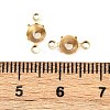 Brass Rhinestone Claw Connector Charms KK-P310-22A-G-3