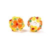 Handmade Two-Tone Lampwork Beads LAMP-T022-01A-11-2