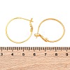 Brass Hoop Earrings EJEW-R014-17A-G-5