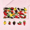 36Pcs 9 Styles Handmade Lampwork Pendants LAMP-FS0001-41-8