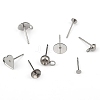 Non-Tarnish 304 Stainless Steel Stud Earring Settings & Findings STAS-MSMC002-05P-2