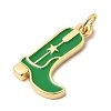 Brass Enamel Pendants KK-A296-51G-02-2