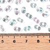 Spray Painted Glass Seed Beads SEED-T007-08G-4