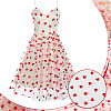 Polyester Mesh Lace Fabric DIY-WH0504-330A-6