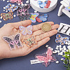 DIY Butterfly Earring Making Kit DIY-TA0005-24-6