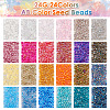  21g 21 colors 11/0 Delica Japanese Seed Beads SEED-TA0001-04-2