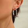 Fashionable Casual Earrings with Rhinestones for Women OG0277-1