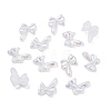 Bowknot Rainbow Iridescent Plating Acrylic Cabochons PACR-B003-03-1