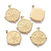 Ion Plating(IP) 316 Surgical Stainless Steel Pendants X-STAS-F256-001G-1