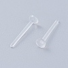 Eco-Friendly Plastic Stud Earring Findings KY-F009-08-A-2