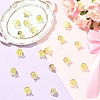 20Pcs Acrylic Flower Charms TACR-YW0003-18B-1