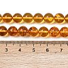 Natural Amber Beads Strands G-L095-B01-8mm-02-3