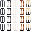 20Pcs Resin Tri-Glide Adjuster Buckles FIND-GF0008-12A-6