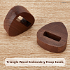 Triangle Wood Embroidery Hoop Easels TOOL-WH0127-50B-4