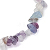 Natural Fluorite Beads Kids Bracelets BJEW-JB10611-06-4