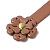 Sakura Flower End Cowhide Leather Sew On Bag Handles FIND-D027-18C-3