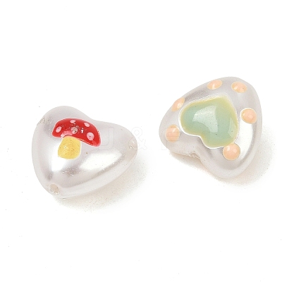 Opaque Acrylic Beads OACR-Z034-01-1