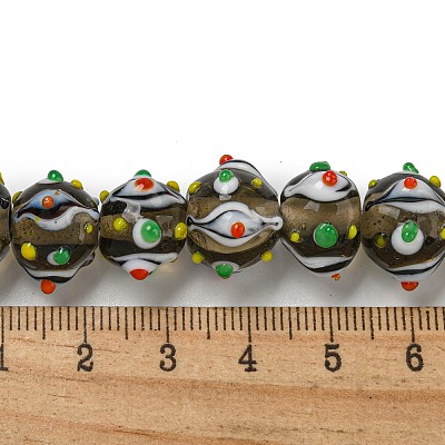 Handmade Lampwork Beads Strands LAMP-N025-05I-1