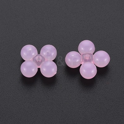 Transparent Acrylic Beads MACR-S373-02E-10-1