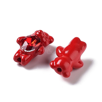 Spray Painted Alloy Bead PALLOY-H134-60-1