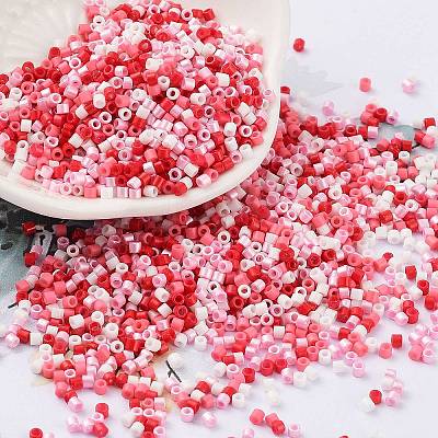 Baking Paint Glass Seed Beads SEED-S042-05B-46-1
