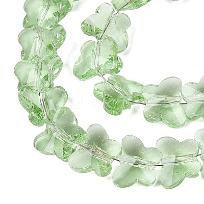 Transparent Glass Beads Strands GLAA-Q118-01A-B07-1