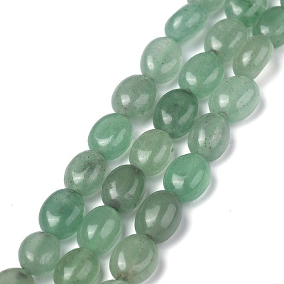 Natural Green Aventurine Beads Strands G-Z006-A15-1