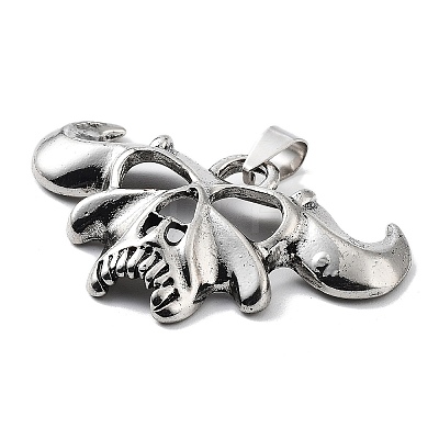Tibetan Style Alloy Pendants TIBE-L012-040AS-08-1