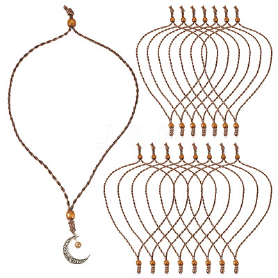 Adjustable Waxed Polyester Cord Necklace Making NJEW-TAC0028-1