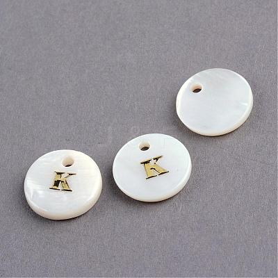 Freshwater Shell Pendants SSHEL-S249-K-1