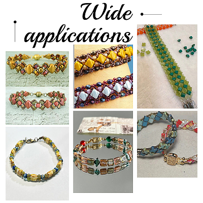 300Pcs 2-Hole Glass Seed Beads SEED-NB0002-12-1