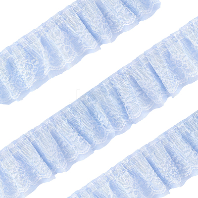 5 Yards Double Polyester Lace Trim for Sewing Decoration OCOR-GF0005-06A-1