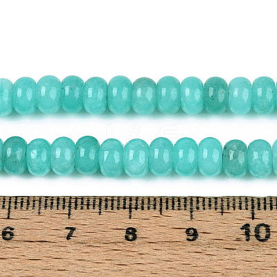 Dyed Natural White Jade Beads Strands X-G-T139-59A-10-1