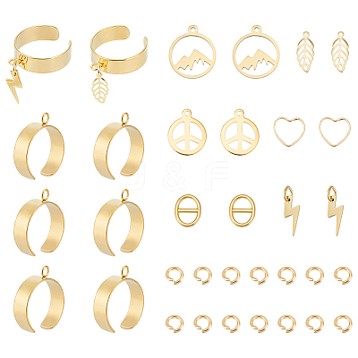 DIY Charm Cuff Ring Making Kit STAS-UN0051-41-1