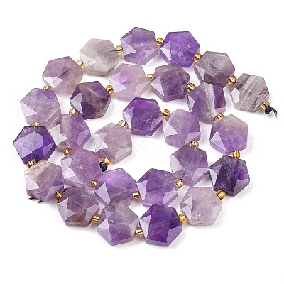 Natural Amethyst Beads Strands G-G144-A07-01-1