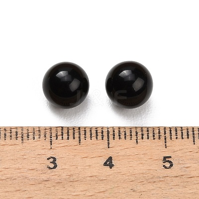 Natural Obsidian Sphere Beads G-H359-02D-8mm-1