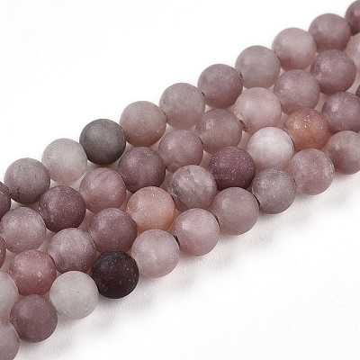 Natural Purple Aventurine Beads Strands G-T106-278-1