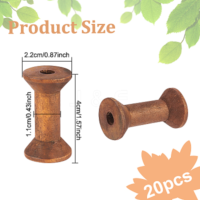 Wooden Empty Spools for Wire TOOL-WH0125-54A-1